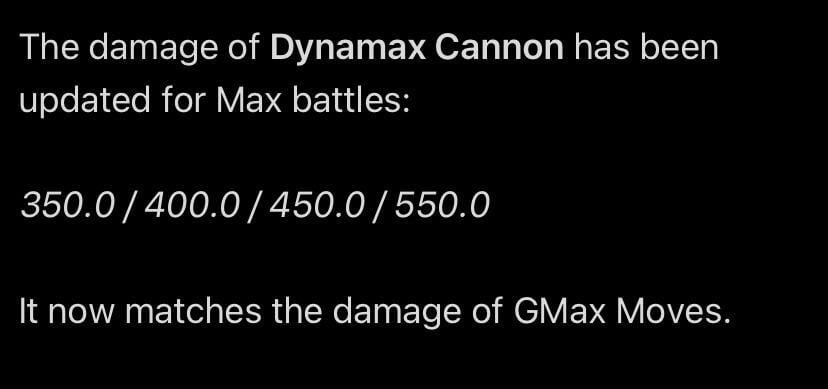 Good news, Eternatus fans! This means it’ll be the best Dragon attacker for Max Battles permanently…if you can power it up.