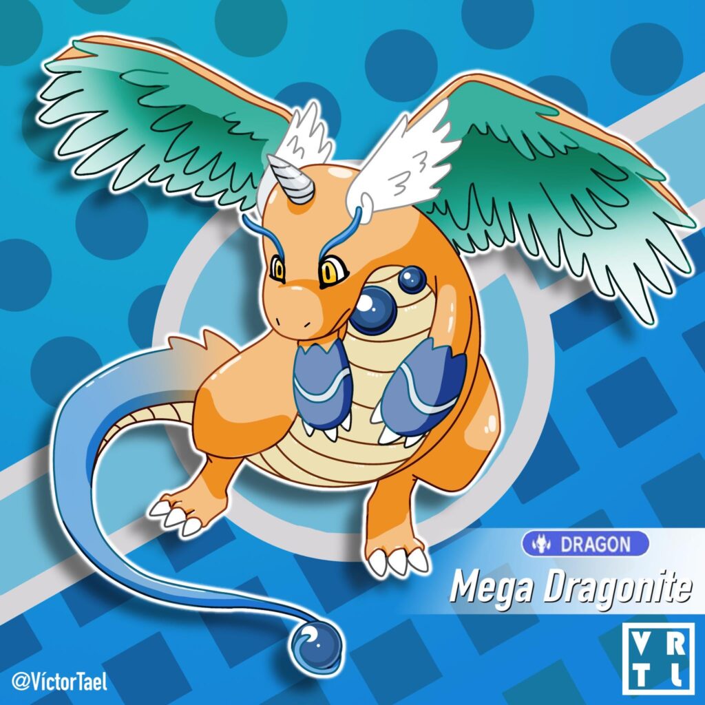 [OC] My Mega Dragonite | The more I look at it, much more I wanted it to be real