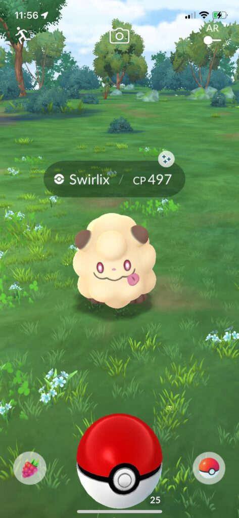 The very first Swirlix research task gave me a shiny!
