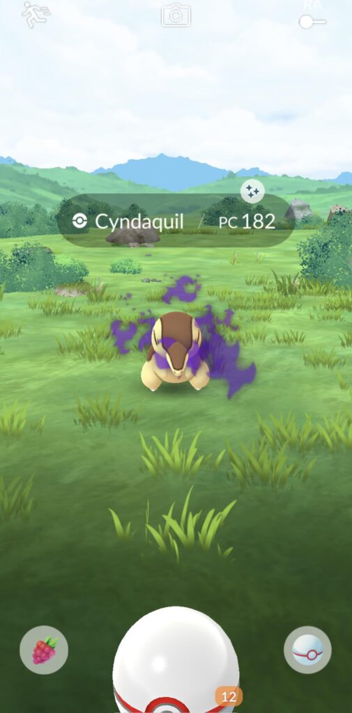 Shiny shadow Cyndaquil