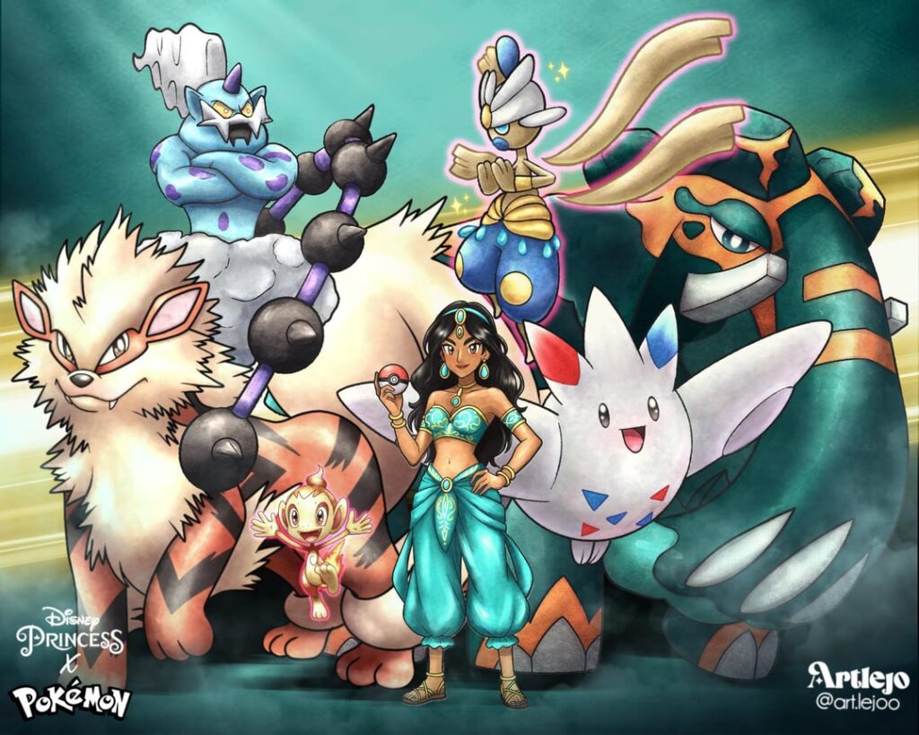 What if Jasmine were a Pokémon trainer? 🐅✨(OC)