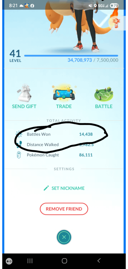 Why can we see this in others profile but not ours?