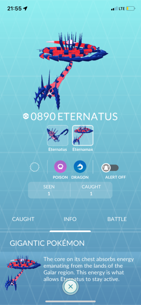 Eternamax form dex entry