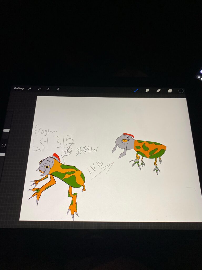 I haven't finished yet but these are my starter Pokémon
