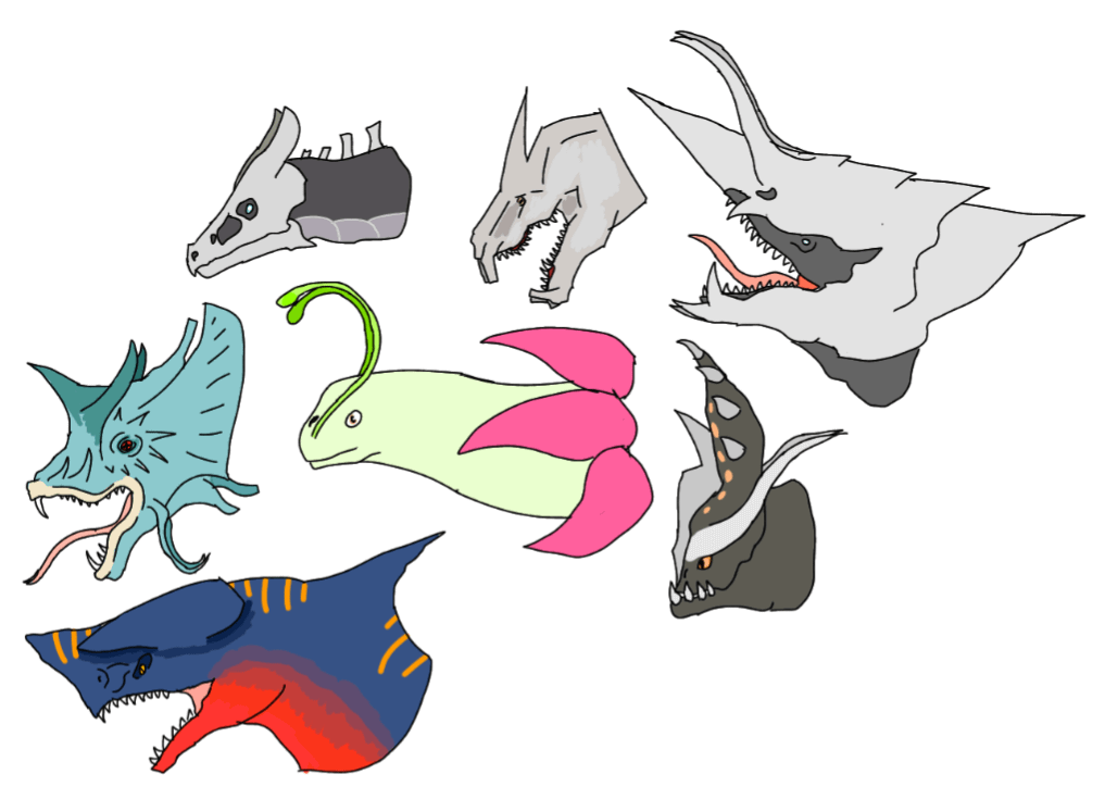 Drew some pokemon from memory, forgot half of their names as well