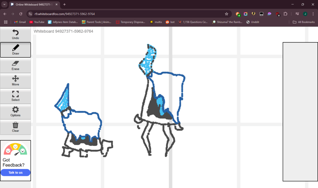 Regional Roggenrola and Boldure for my Fakemon region Besiniali. (Drawn with Whiteboard Fox)