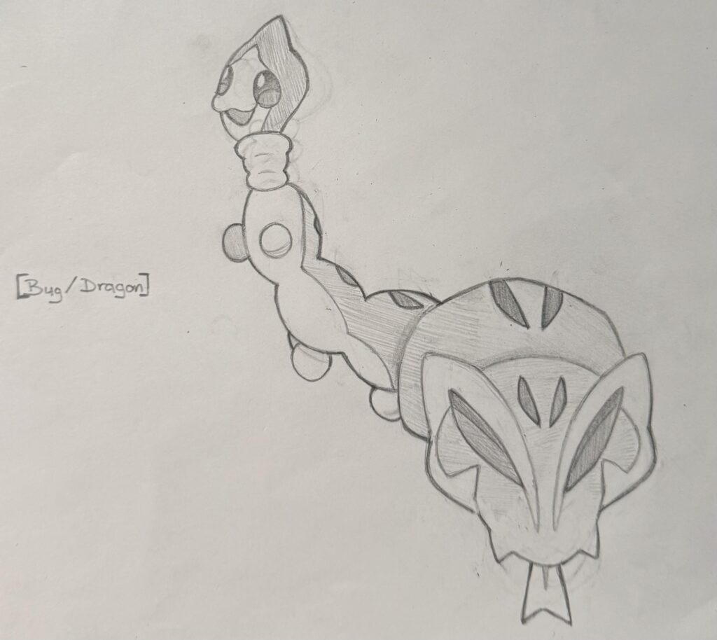 Pokemon based on the Snake Caterpillar, what should I name it?