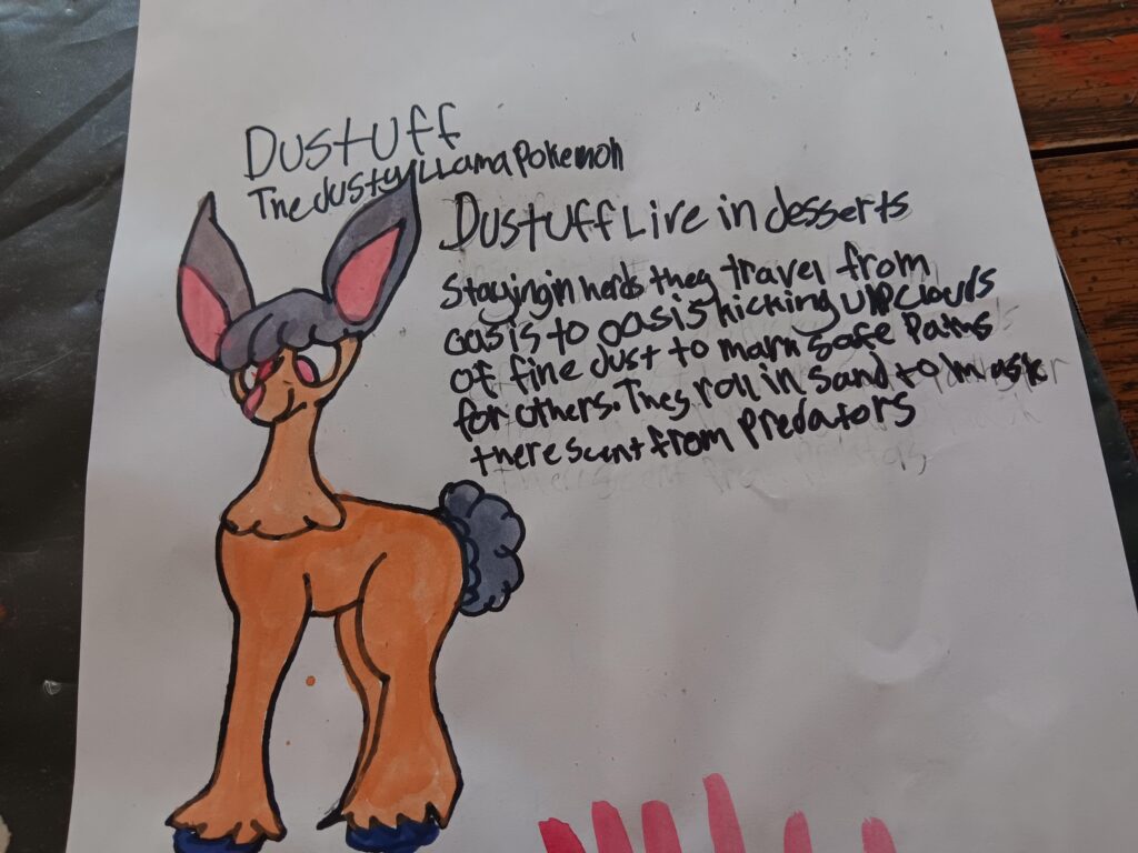 Dustuff- The dusty llama pokemon