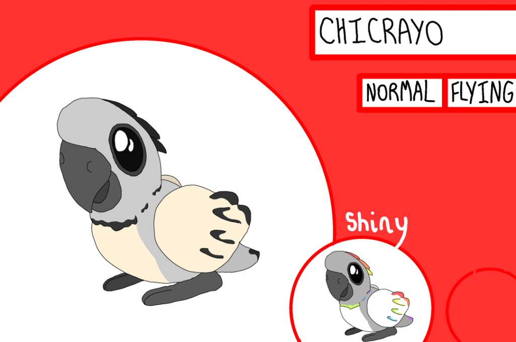For a bird that can only see in black and white, you're forced to make do with what you have... Meet Chicrayo, Parropaint and Artistrix, the Regional Bird of Tamago!