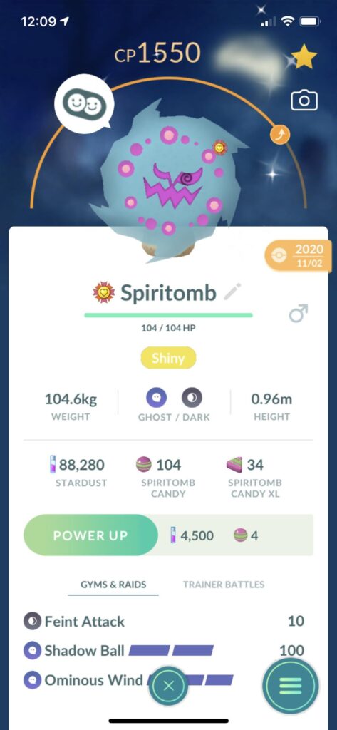 I haven't seen this anywhere but Spiritomb's Best Buddy Ribbon placement has changed. The first picture is the one one.