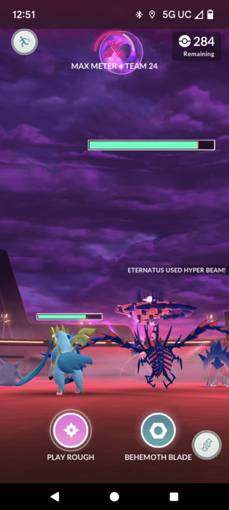 Eternatus blasting off again