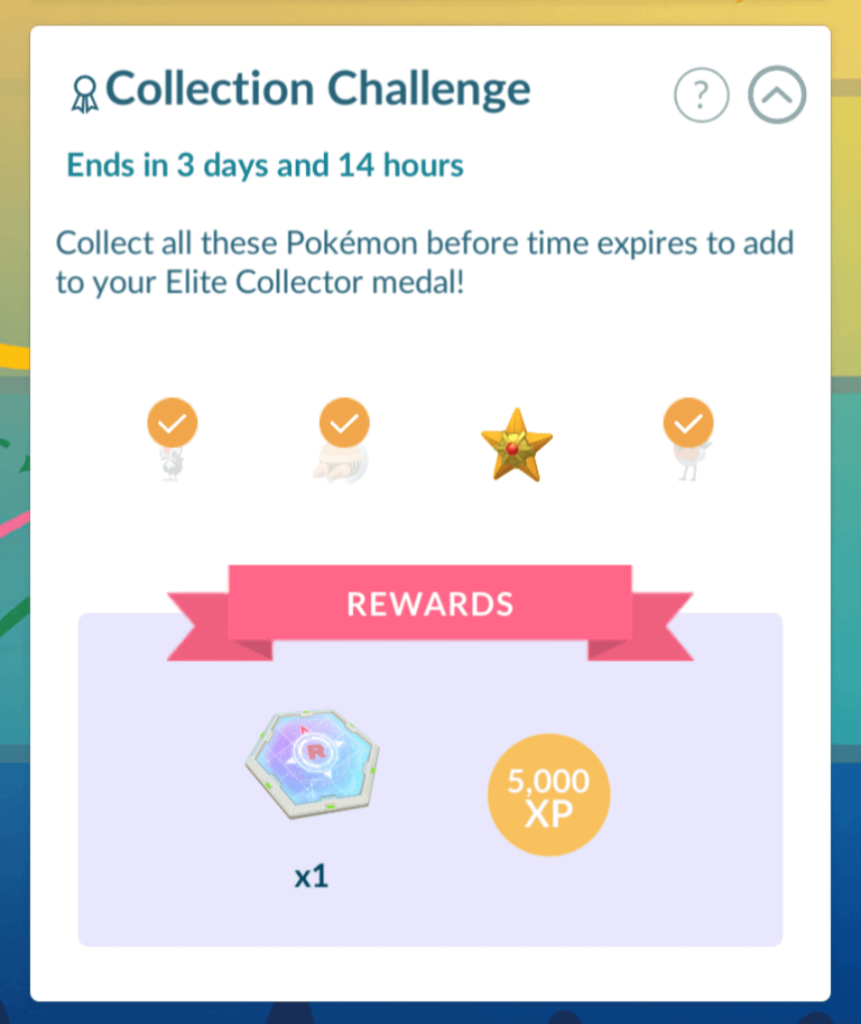 How to complete this, any tips to find staryu