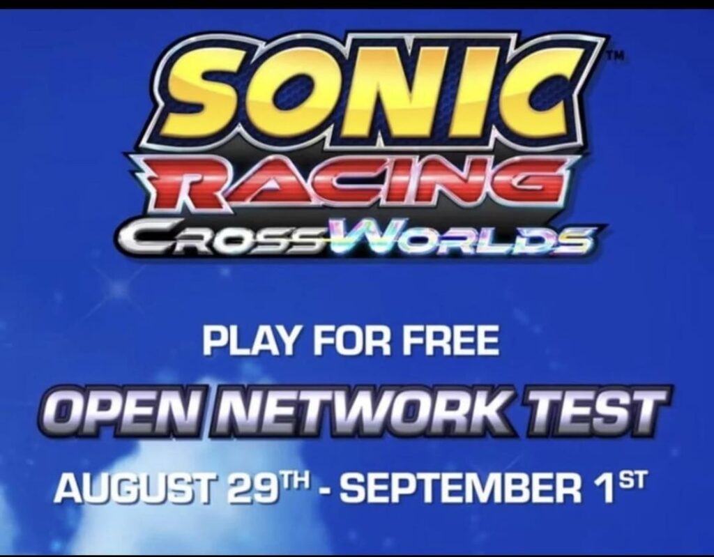 Sonic racing crossworlds open beta is coming to switch one