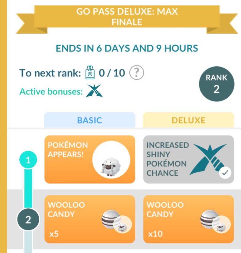 Make sure to claim the shiny bonus!