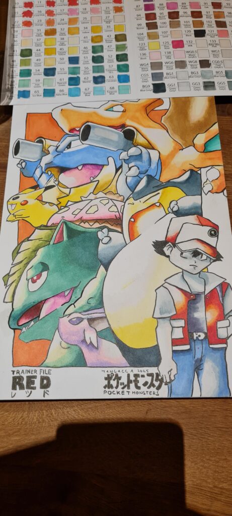 Done with alcohol markers