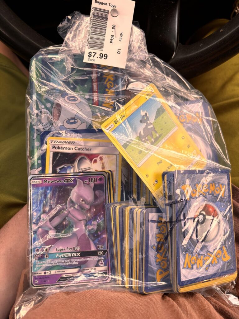 I bought a bag of cards for 7.99