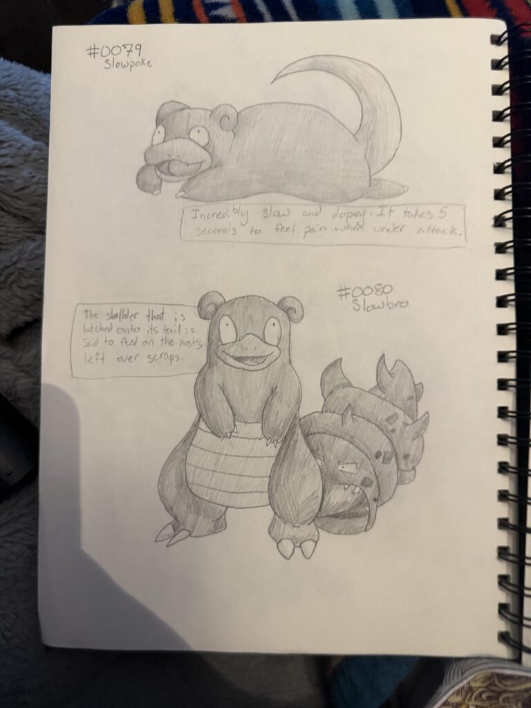 [OC] Drawing Every Pokemon (79-94)
