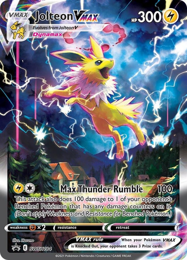 Cards with visual lightning bolts