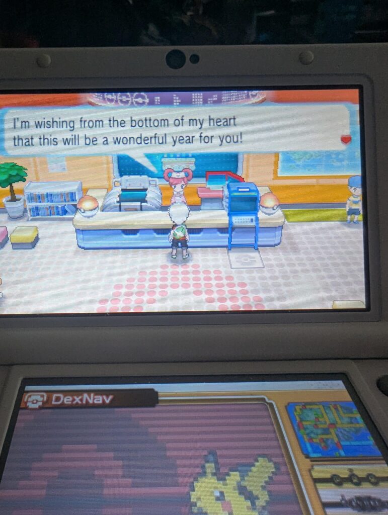 I was legitimately shocked when Nurse Joy wished me a happy birthday... Did not know that was a thing.