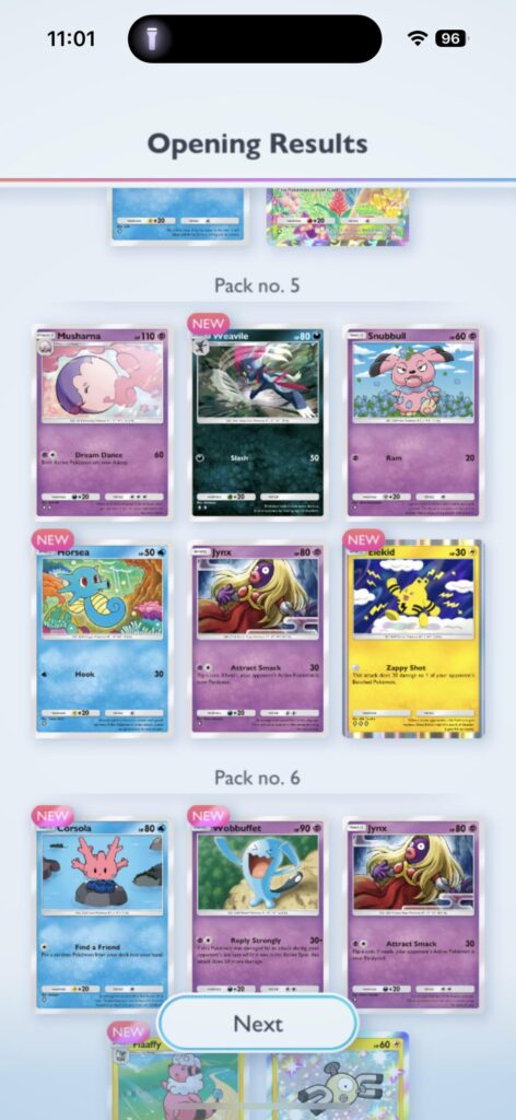 Pokemon TCG pocket anomaly