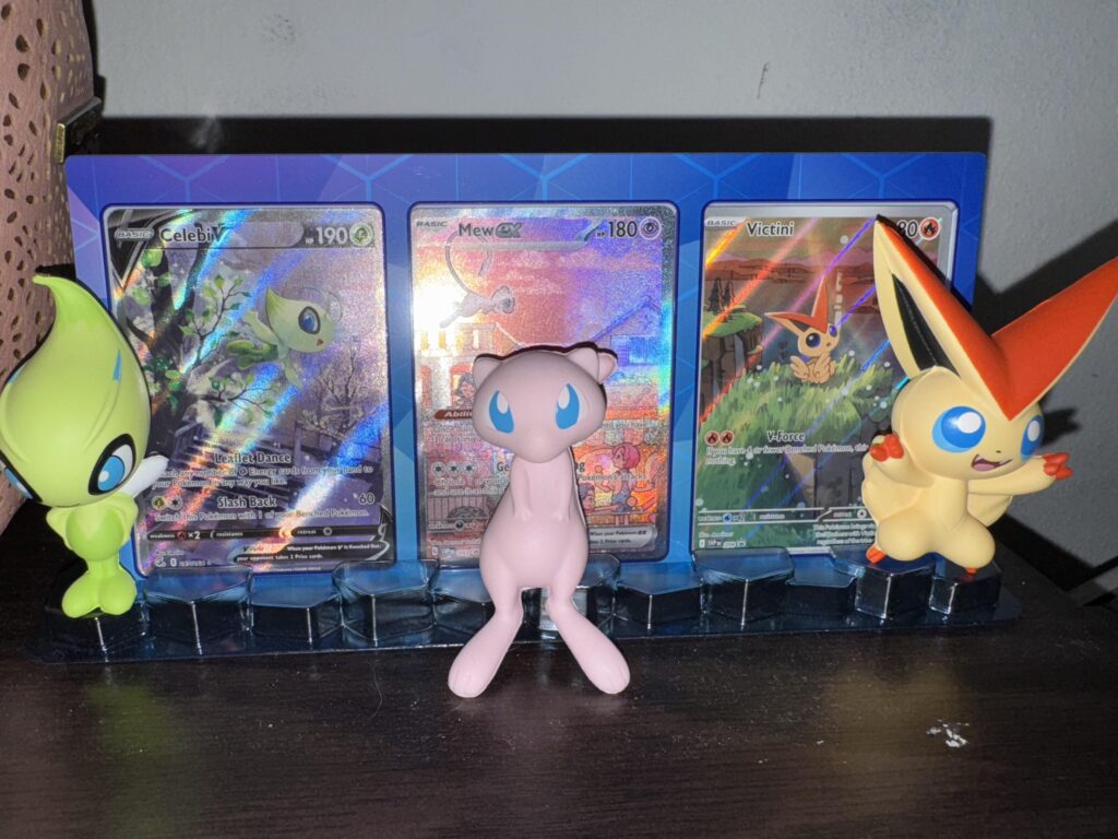 Been waiting to get my hands on the victini promo for this one reason lol gonna need a better display tho