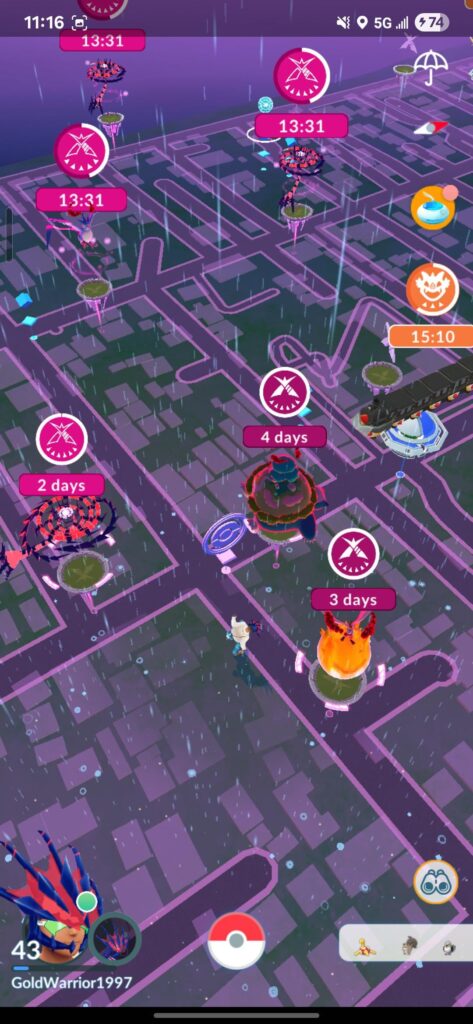 Can't join any lobby showing days