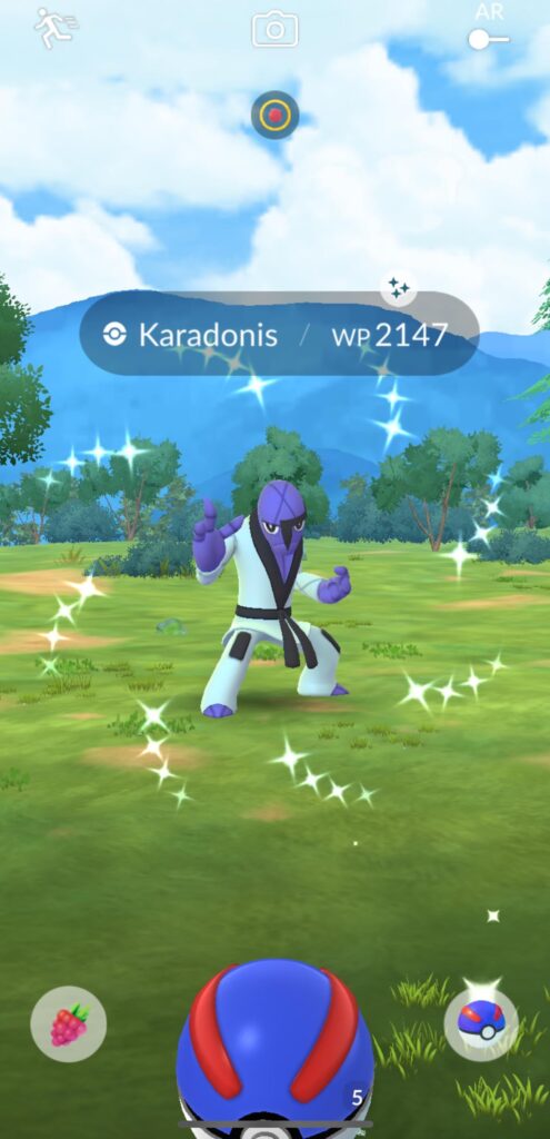 Finally i got a shiny sawk ✨