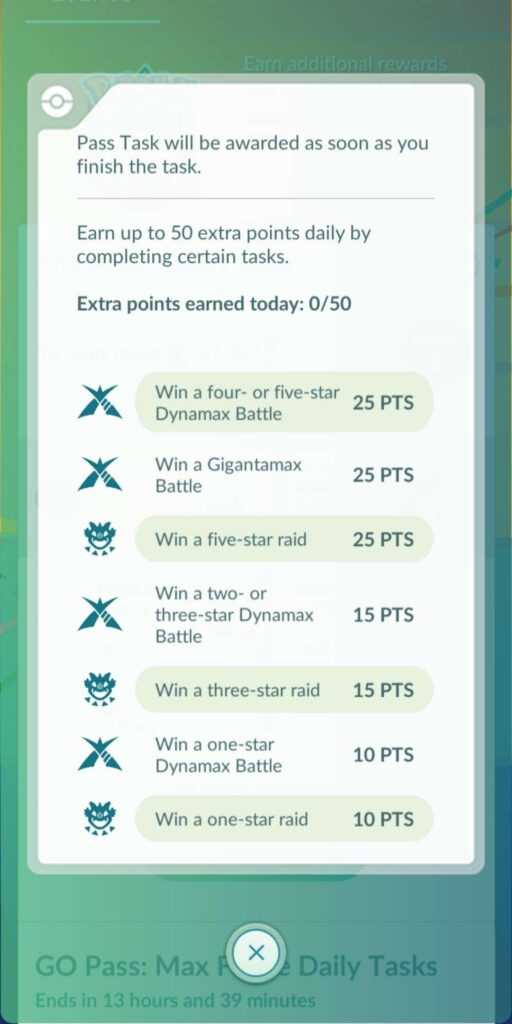 The only way to gain for the Max Finale Pass is by doing raids or max battles