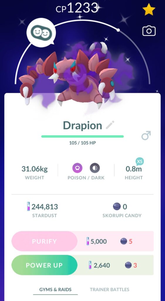 Shiny Shadow Drapion