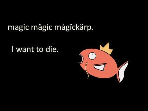 I made a language that Pokémon can speak
