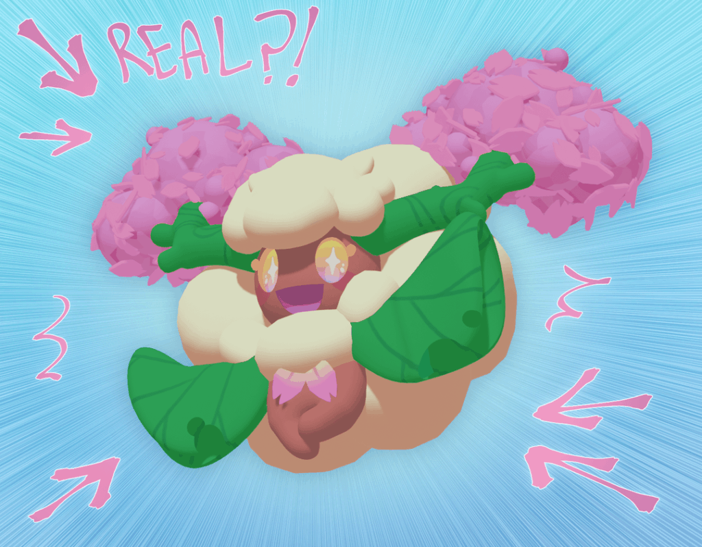 I modelled a Mega Whimsicott!