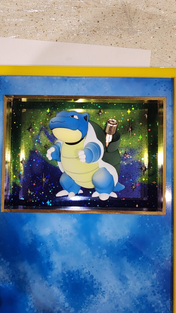 New* 3D Blastoise Card