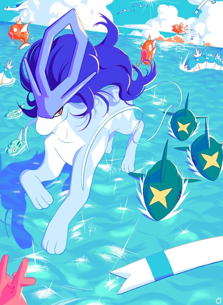 [OC] Shiny Suicune!