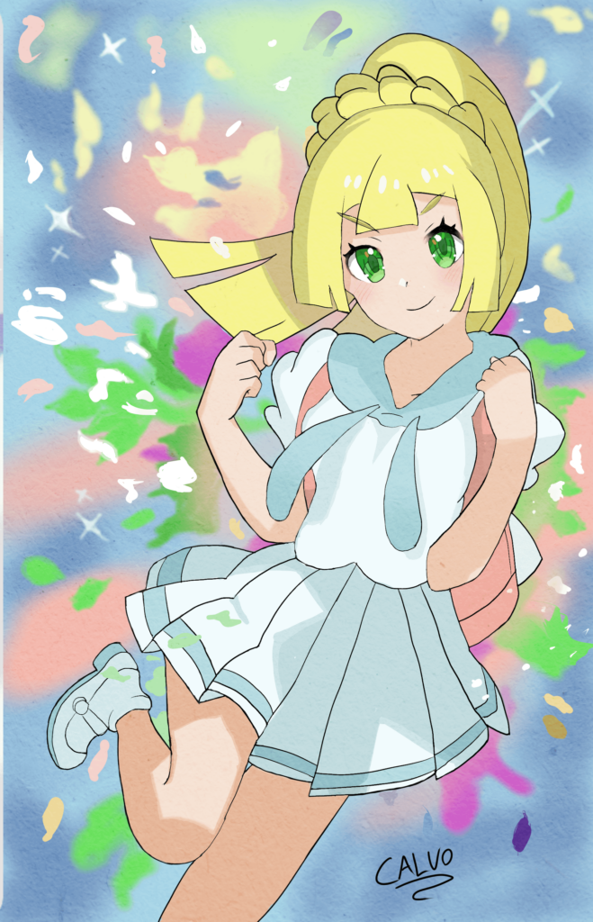 Lillie fanart illustration study