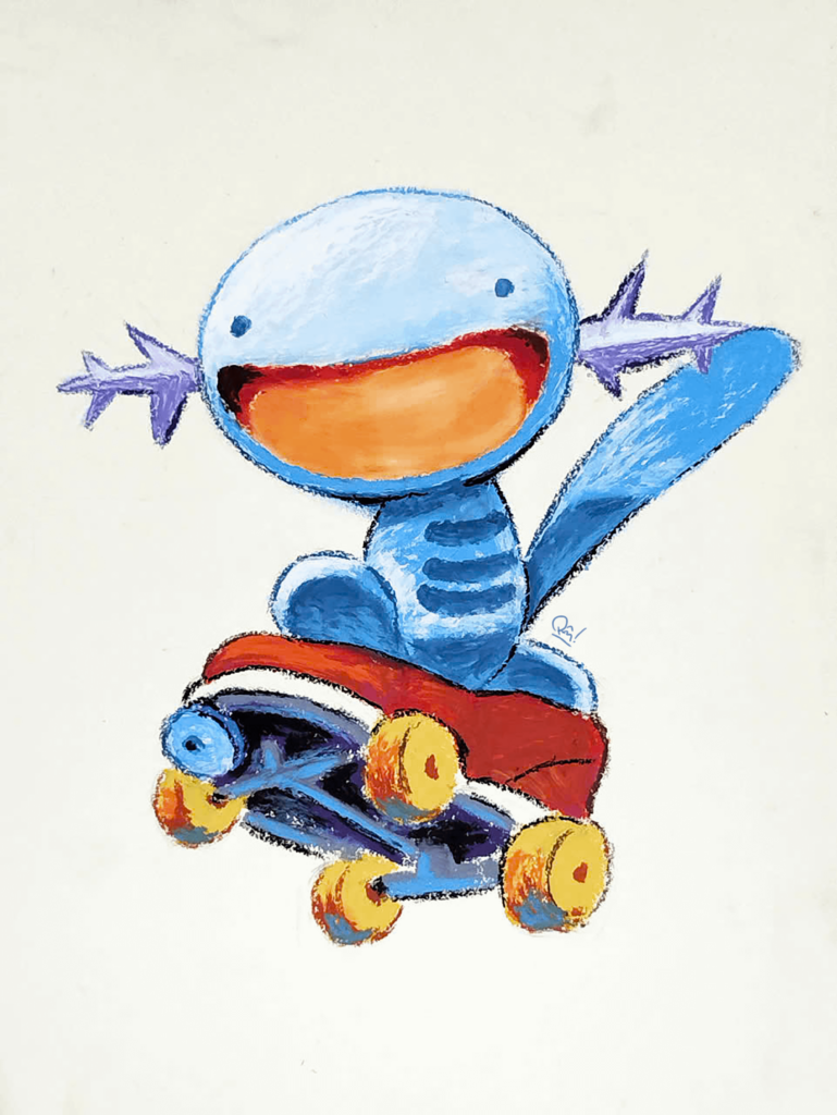 I tried to learn how to draw a Pokemon p.2