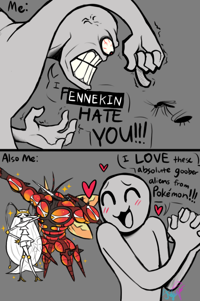 I usually like bugs and creepy crawlies, but I like my fictional space mosquito and roach more [OC]