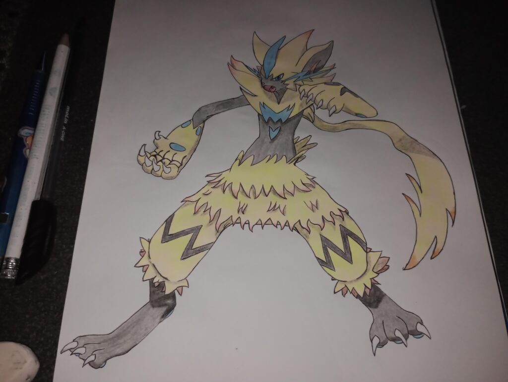 zeraora is cool, but I decided to slightly improve the design
