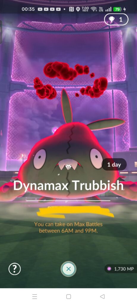 Dynamax Trubbish is Tier 1