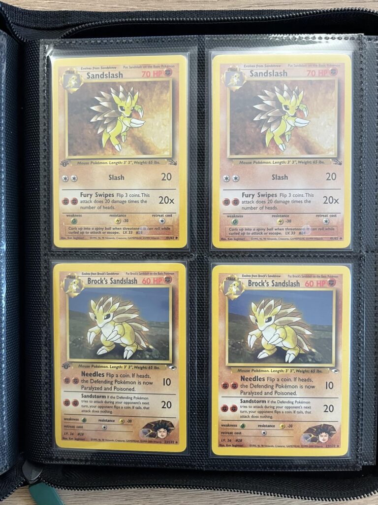 And now, i present to you - Sandslash Master Set - update on my previous Sandshrew Master Set post, currently completed with every TCG card and few extras, hope you like it