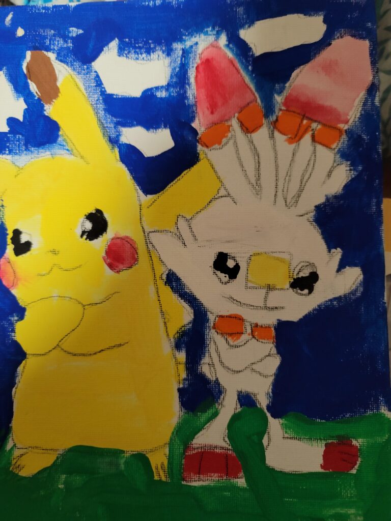 Drawing by 7 year old. This goes hard.