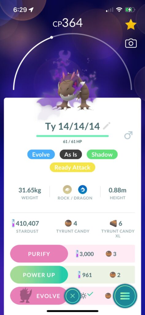 Changing Charged TM on Shadow Pokemon…need advice.