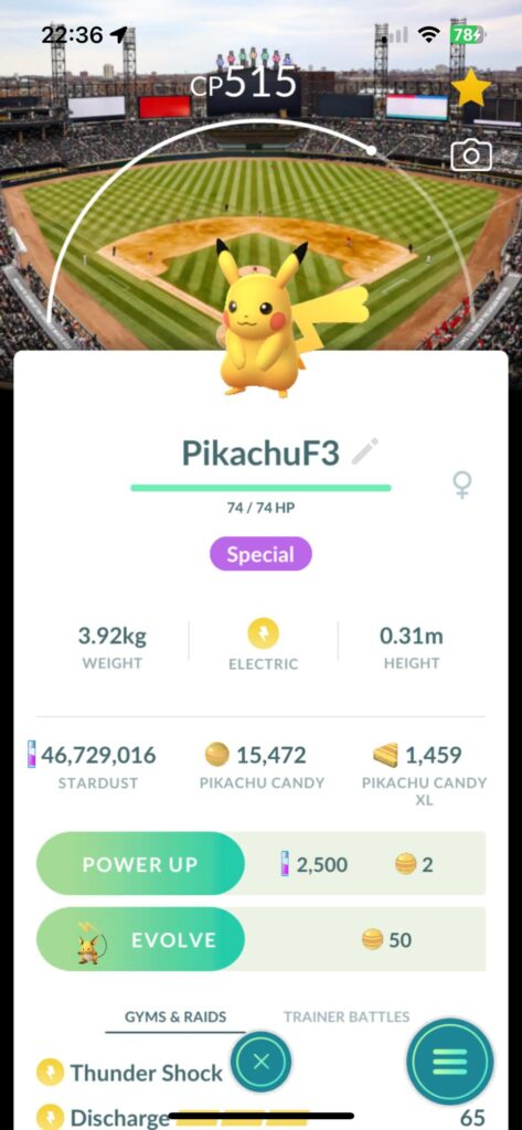 Pokémon Day @ the ballpark