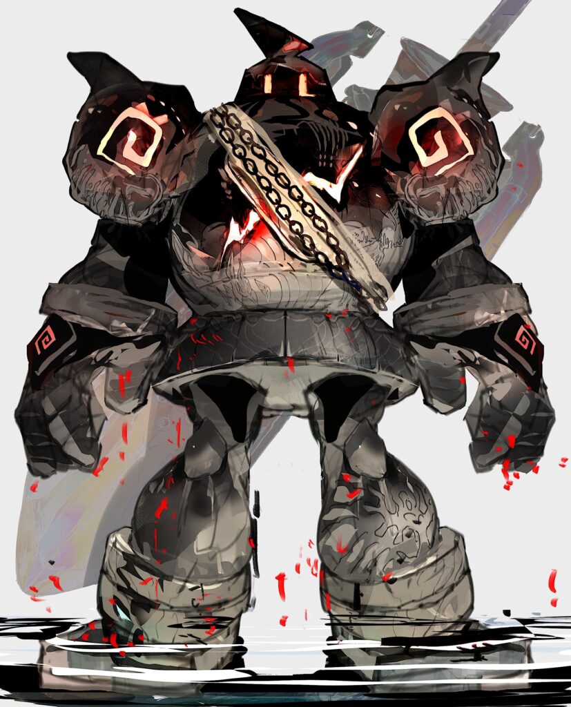 Dark Knight Golurk Concept! [OC]