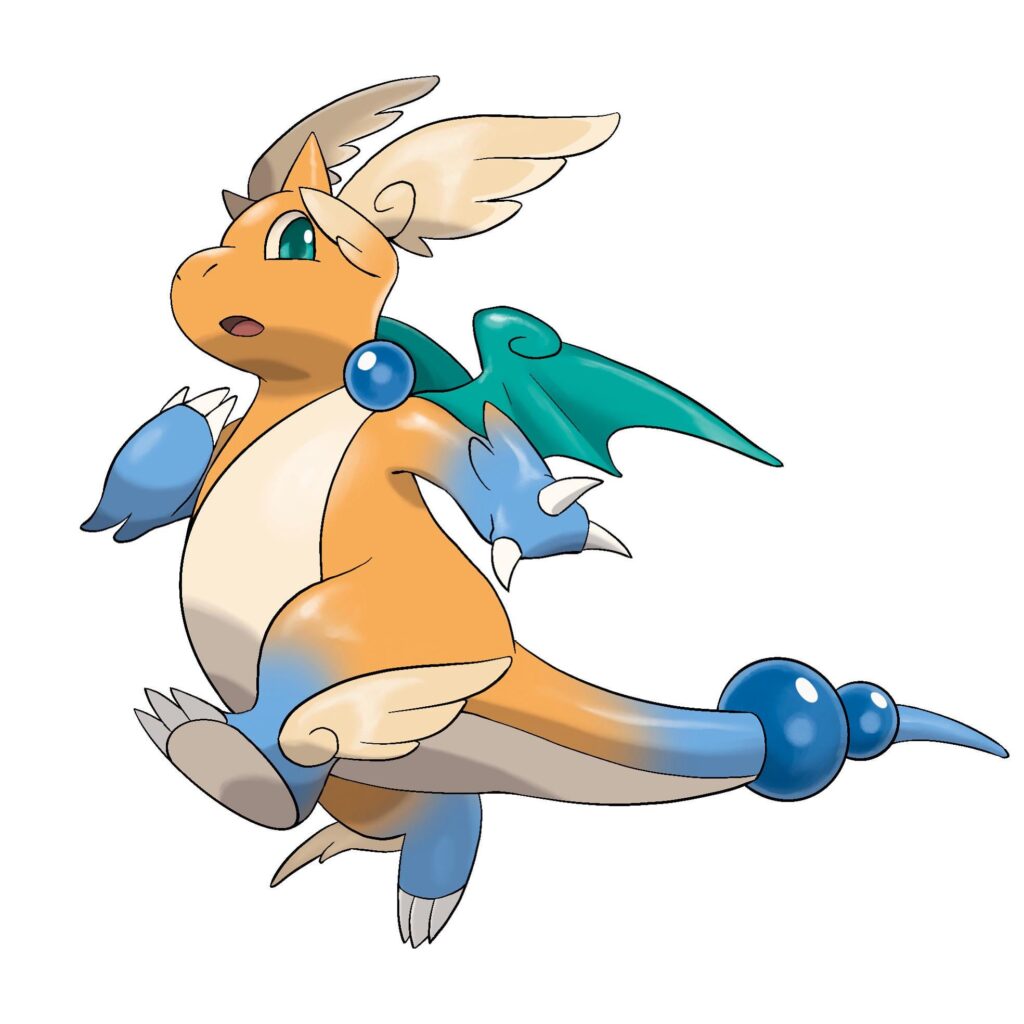 Decided to do a redesign of Mega Dragonite (P.S. I like the official one as well)