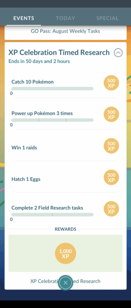 XP Celebration Research Live