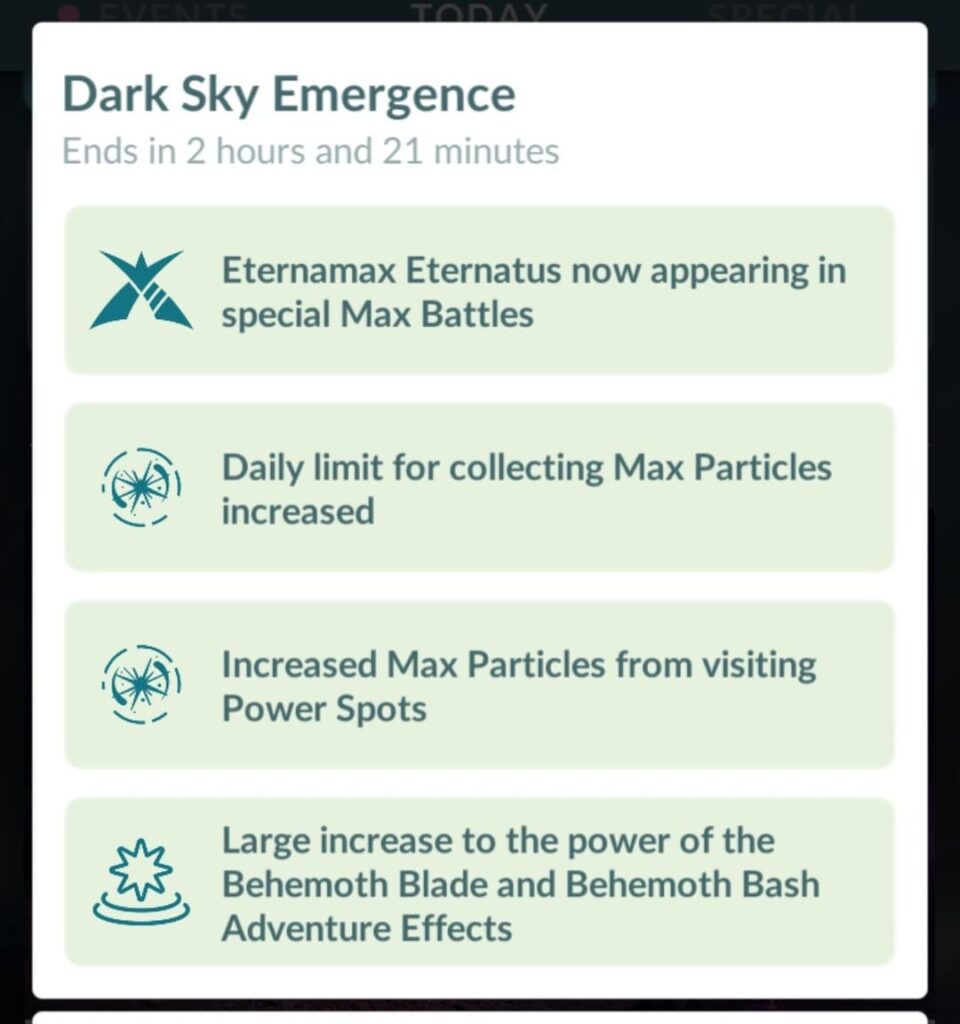 Early Eternatus? On Sunday evening at Pokémon Worlds