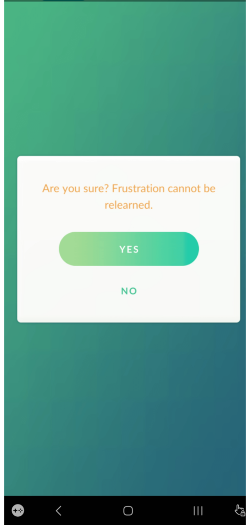 Just your friendly reminder that you can now remove frustration from your Shadow Pokemon