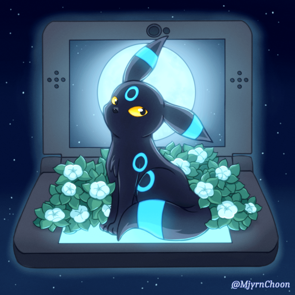 An Umbreon I made for an art trade with a friend. This was my first time drawing in 3 years^^"