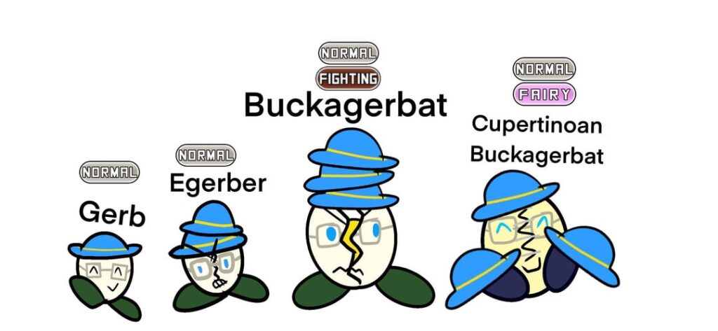 Gerbert as a pokemon