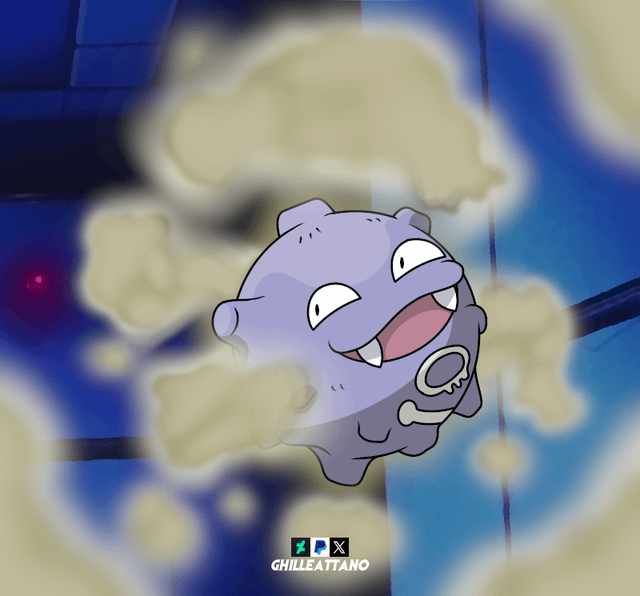 (OC) My Koffing and Weezing TCG Style Artwork